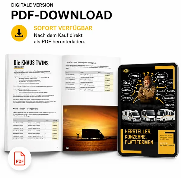 PDF „Hersteller, Konzerne, Plattformen“ auf Tablet und Ausdruck
